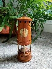 Ornamental Wooden Miners Lamp