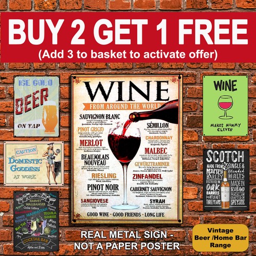 Metal tin signs vintage retro - metal,