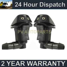 PAIR UNIVERSAL WINDSCREEN WASHER TWIN JET STRAIGHT INLET PUSH FITTING 4MM WWY3