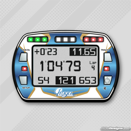 Praga 2015 style gel sticker - 2015,