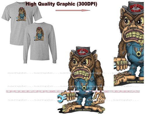 Grease monkey ape car - grease,