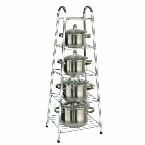 Chrome pan stand tier - pan, 5