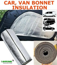 Car Bonnet Insulation Sound Proofing Silver Foil Thermal Foam Camper Van GMXR 2M