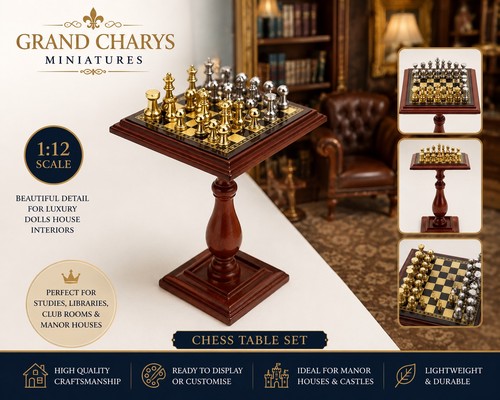 Miniature chess table - miniature,