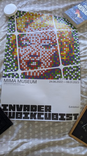 Invader rubikcubist mima 2022 - mima,