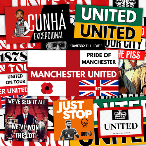 Mufc inspired fan football - mufc,