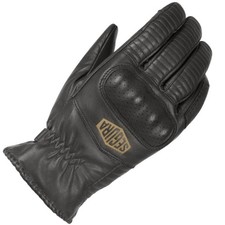 Segura Panther Leather Waterproof Motorcycle Motorbike Bike Gloves Black