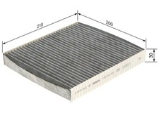 BOSCH 1987432433 Air Filter