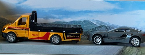 Truck transporter roadside - truck,