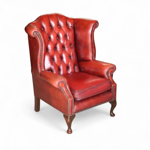 Vintage oxblood red leather - oxblood,