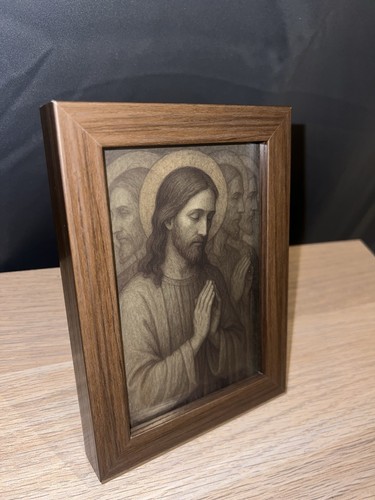 Framed photo jesus 4x6 - framed,