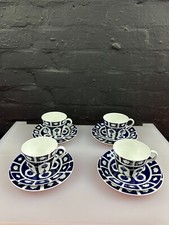 4 x Royal Crown Derby Unfinished Imari 1128 Leigh Tea Trios Cups Saucers Plates