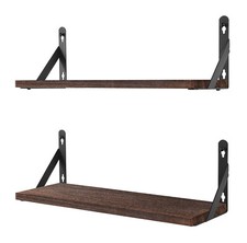 Wooden floating shelves - wooden,