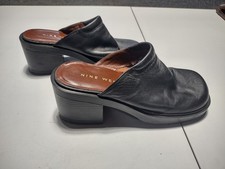 Nine West Women's Black Leather Shoes - 7 M