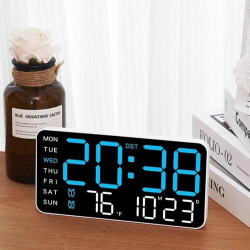Digital alarm clock wall mount - alarm,