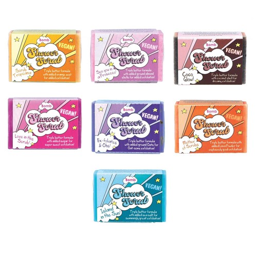 Shower scrub soap bar - shower,