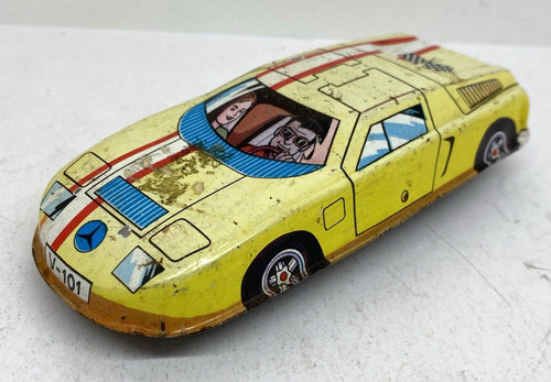 Vintage tinplate mercedes - vintage,
