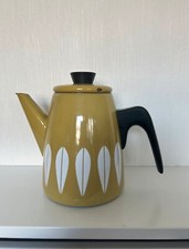 Vintage Catherineholm Coffee Pot in Green Lotus Design from Norway 1960s
