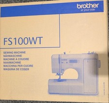 Brother FS100WT Computerised Embroidery Sewing and Quilting Machine - White