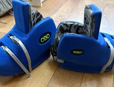 OBO ROBO HI-REBOUND PLUS KICKERS - BLUE - MEDIUM - GOOD CONDITION - FIELD HOCKEY