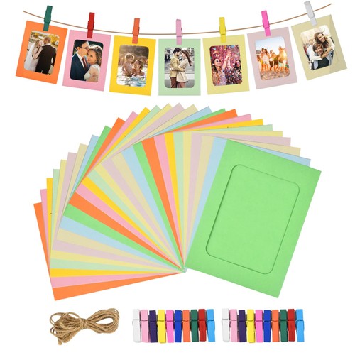 30pcs paper photo frames with - frames,