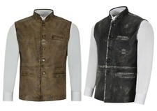 Men's Leather Waistcoat
