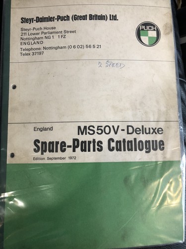 Puch ms50v moped - , deluxe