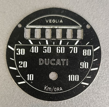 DUCATI DIAL ODOMETER SPEEDOMETER 100 KM/H WAKE ODOMETER DIAL