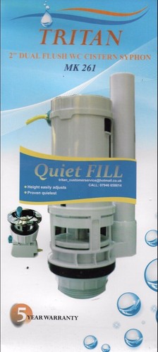 Toilet dual flush - flush, syphon