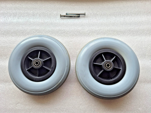 Pair front castors - front, for