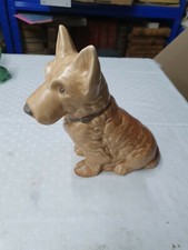 SYLVAC Large Beige Westie/Scottie Dog 8" high. (9)