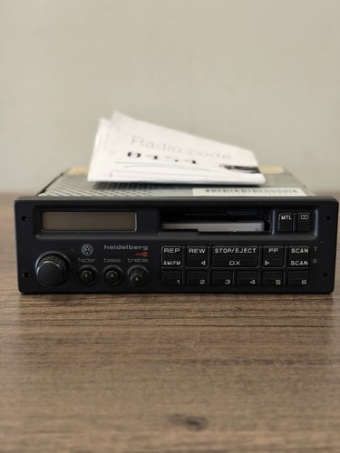Mk2 heidelberg radio fits - mk2, vw