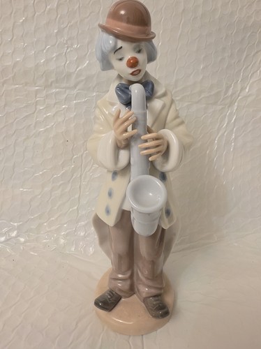 Vtg lladro sad sax 5471 - lladro,