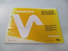 Honda MTX125R MTX200R II Parts