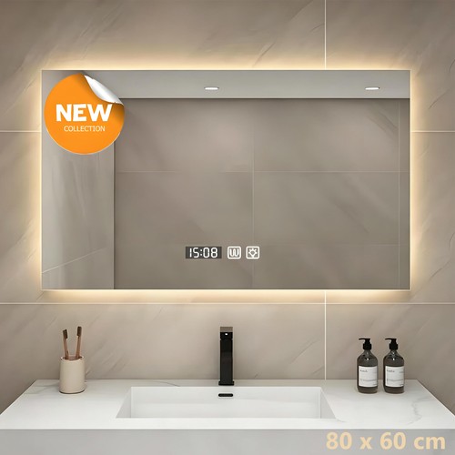 Large illuminated bathroom - illuminated,