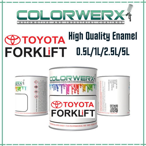 Toyota forklift orange grey - toyota, orange/grey