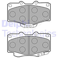 Disc Brake Pad Set DELPHI Fits