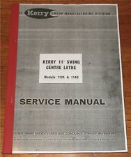 Kerry 11" Lathe Manual