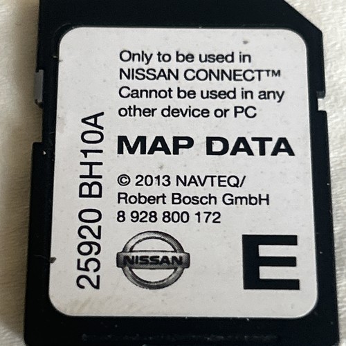 Nissan connect map data sd - 1,