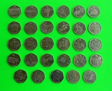 Lot of 29 x 50p sport coins  - 2012 London Olympics - FULL SET