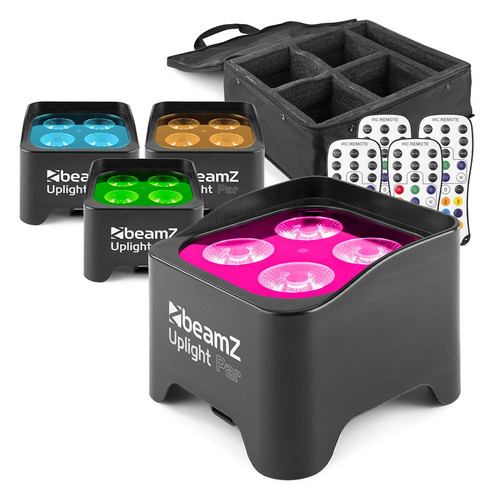 Beamz bbp90 battery uplighters - bbp90,
