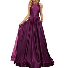 Sherri Hill Metallic Plum