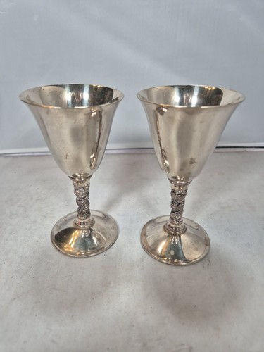 Pair falstaff silver plated - pair,