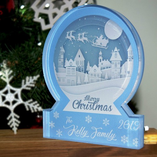 Personalised christmas village - personalised,
