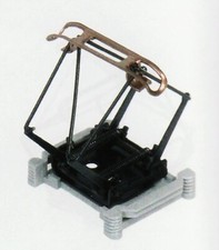 SOMMERFELDT 966 Scale N Pair Of German Style Pantographs DB 1940 Black Color