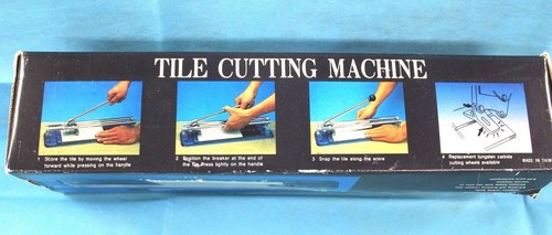 Tile cutting machine manual - tile,