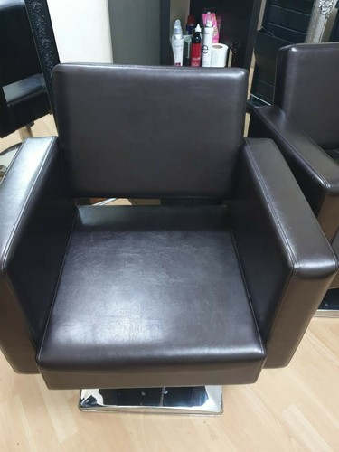 Natural leather hairdresser - natural,