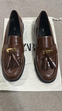Zara brown loafers size 4/37