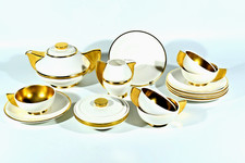 Robj Paris ART DECO Stoneware Tea Coffee Service ° Design Lucien Willemetz (Z