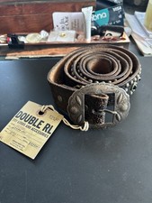 RRL Studded Leather Belt 42”